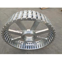 Sand casting aluminum machinery wheel